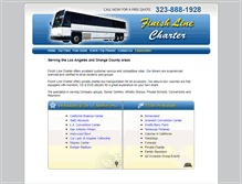 Tablet Screenshot of finishlinecharter.com